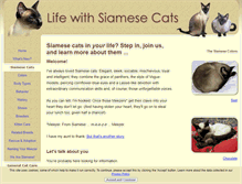 Tablet Screenshot of life-with-siamese-cats.com